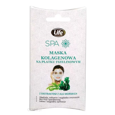 Life  -  Life SPA Maska Kolagenowa na płatku fizelinowym z ekstraktem z alg morskich